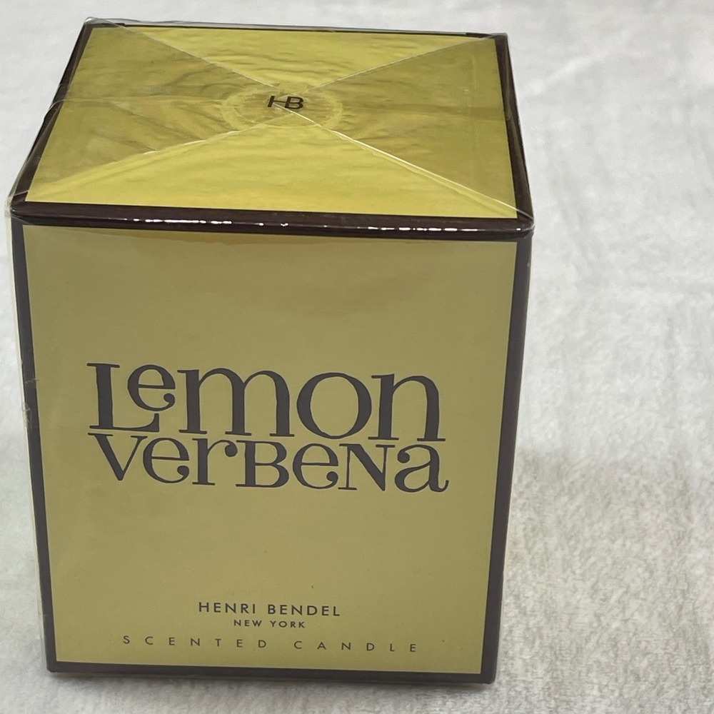 Henri Bendel New York Lemon Verbena Scented Candle 10 oz New Factory Sealed